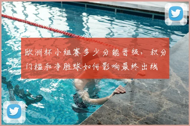 欧洲杯小组赛多少分能晋级,积分门槛和净胜球如何影响最终出线